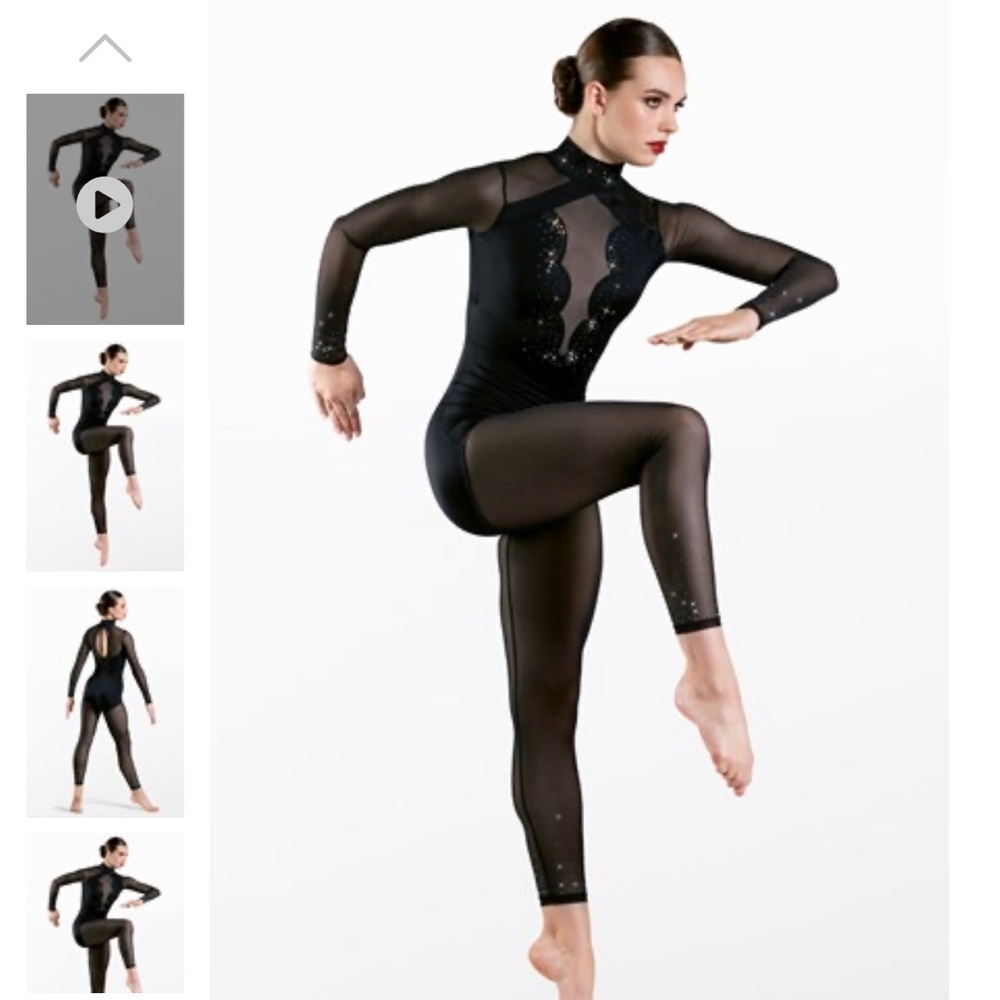 Black dance costume
